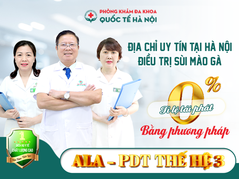 chữa sùi mào gà bằng ala pdt