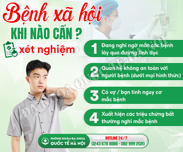 xét nghiệm bệnh xã hội